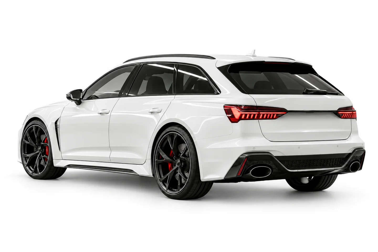 Audi RS6 Avant — иллюстрация автомобиля для концепта